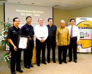 Sertifikasi ISO 9001 : 2000 Adira Rent